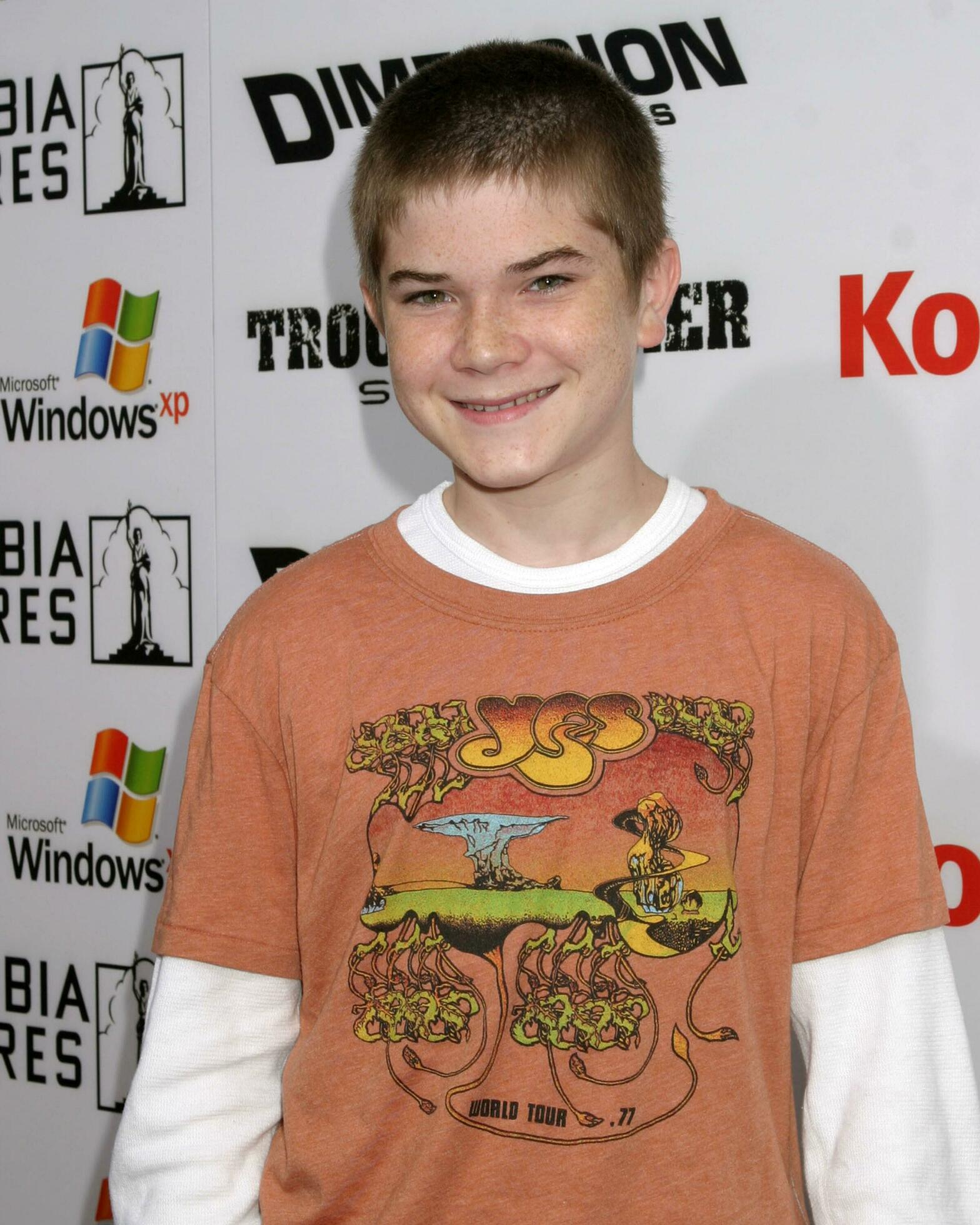 Jacob Davich arriving at Shark Boy and Lava Girl Premiere El Capitan
