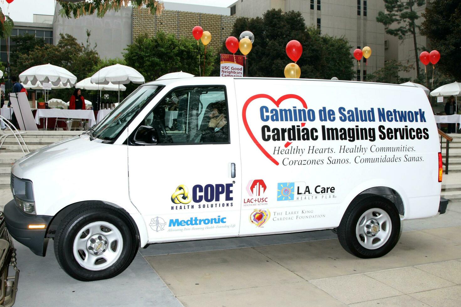 Health Screening Van COPE Road to Health Fair Keck School of Medicine of USC Los Angeles CA November 8 2007 2007 photo