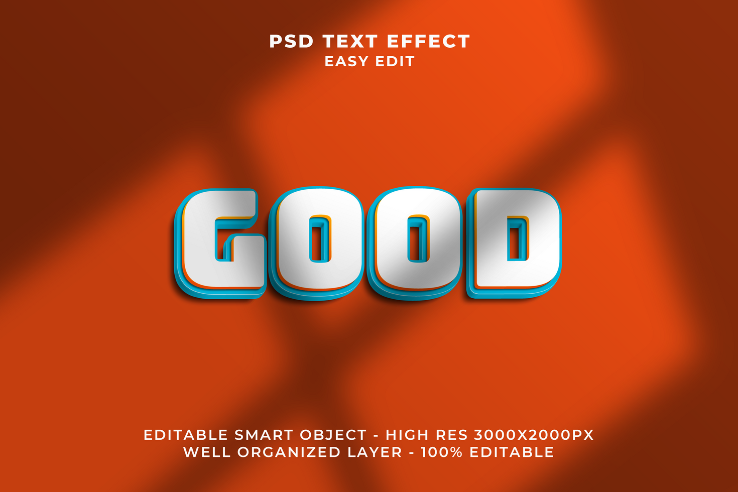 Good text effect psd