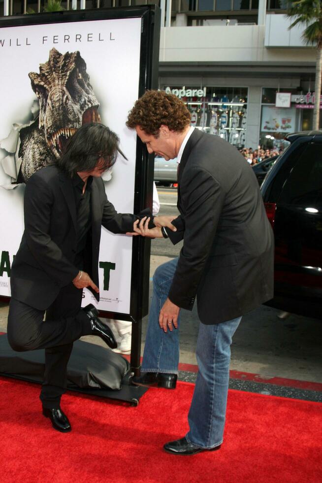 Brad Silberling  Will Farrell arriving at the Land of the Lost Premiere at Graumans Chinese Theater in Los Angeles CA on May 29 photo
