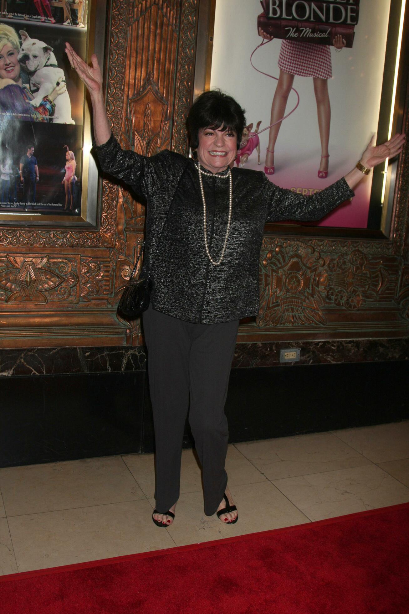 Joanne Worley arriving at the Opening Night of Legally Blonde at the