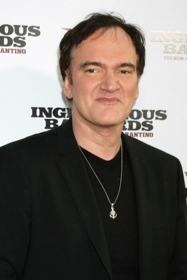 Quentin Tarantino arriving  at the Los Angeles Premiere of Inglourious Basterds at Graumans Chinese Theater in Los Angeles CA  on August 10  2009 photo