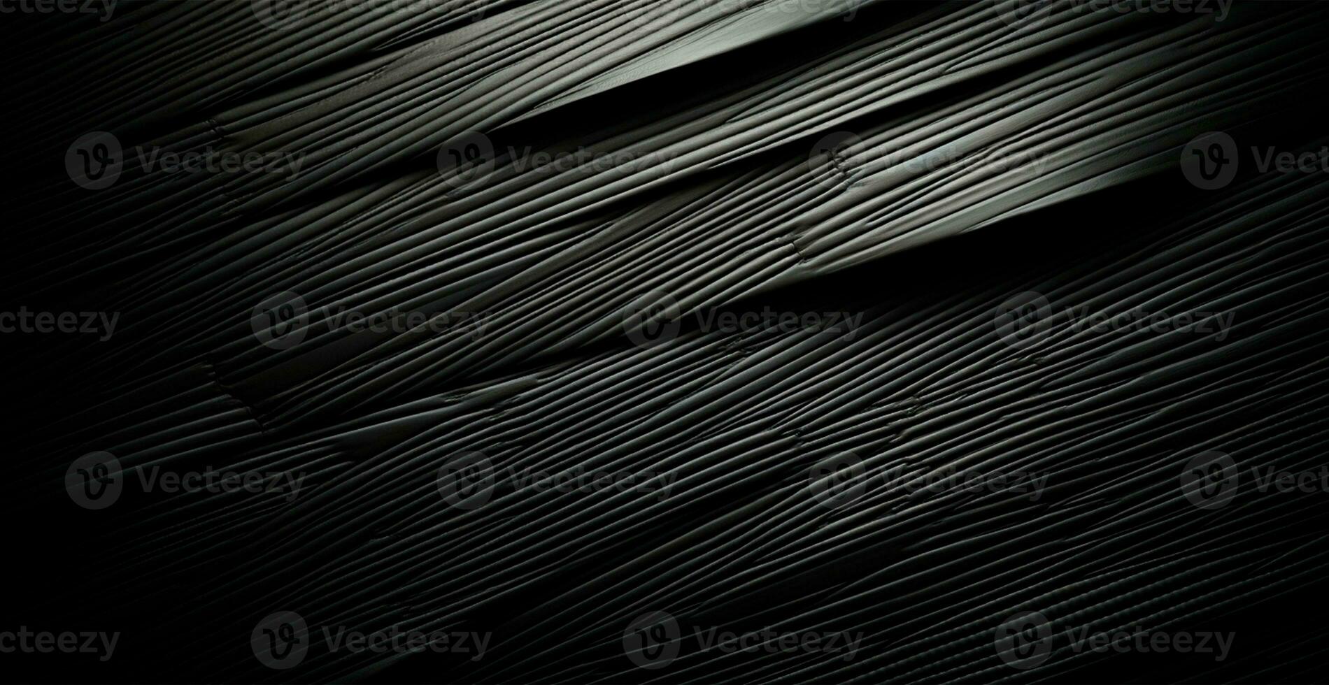 Abstract black background, straight lines lighting - AI generated image photo