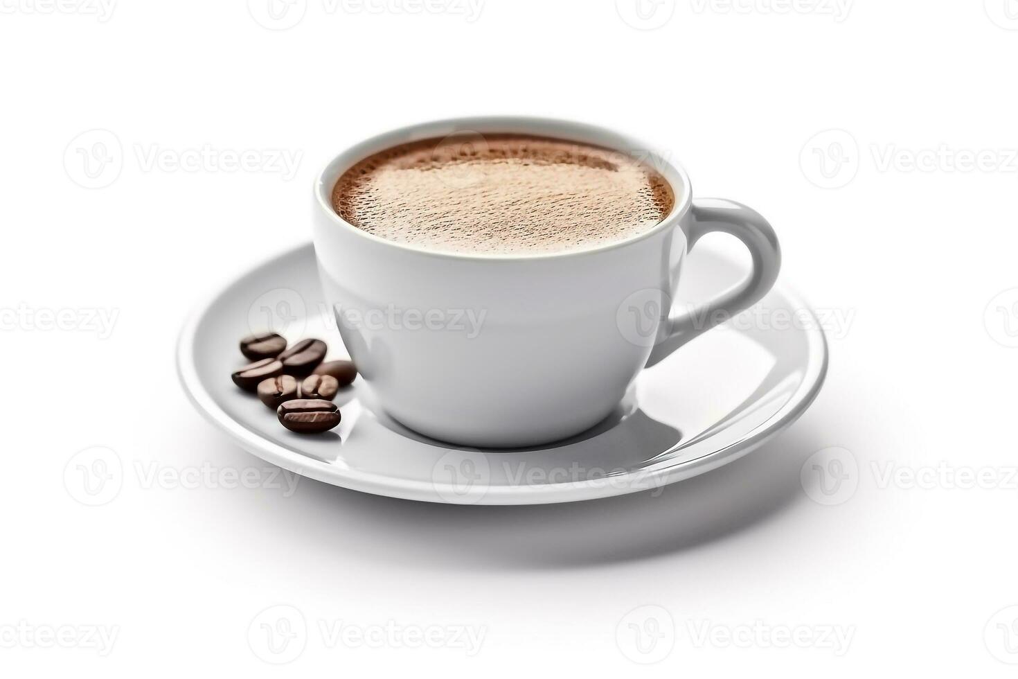 Close Up Image Of Hot Coffee In White Muck Stock Photo - Download Image Now  - Coffee - Drink, Foam - Material, Textured - iStock