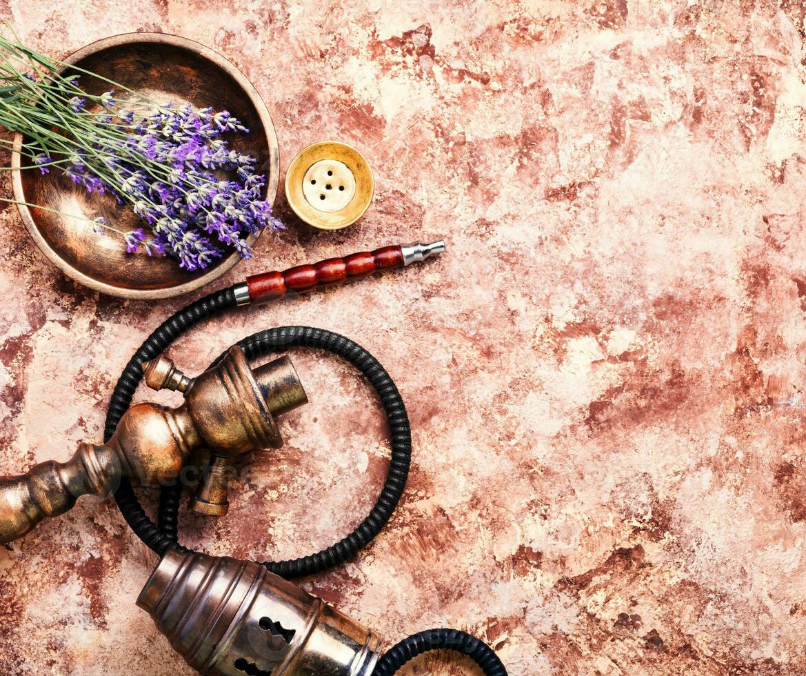 Herb with hookah photo