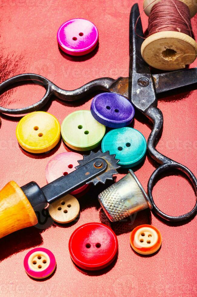 Sewing tools and accessories photo