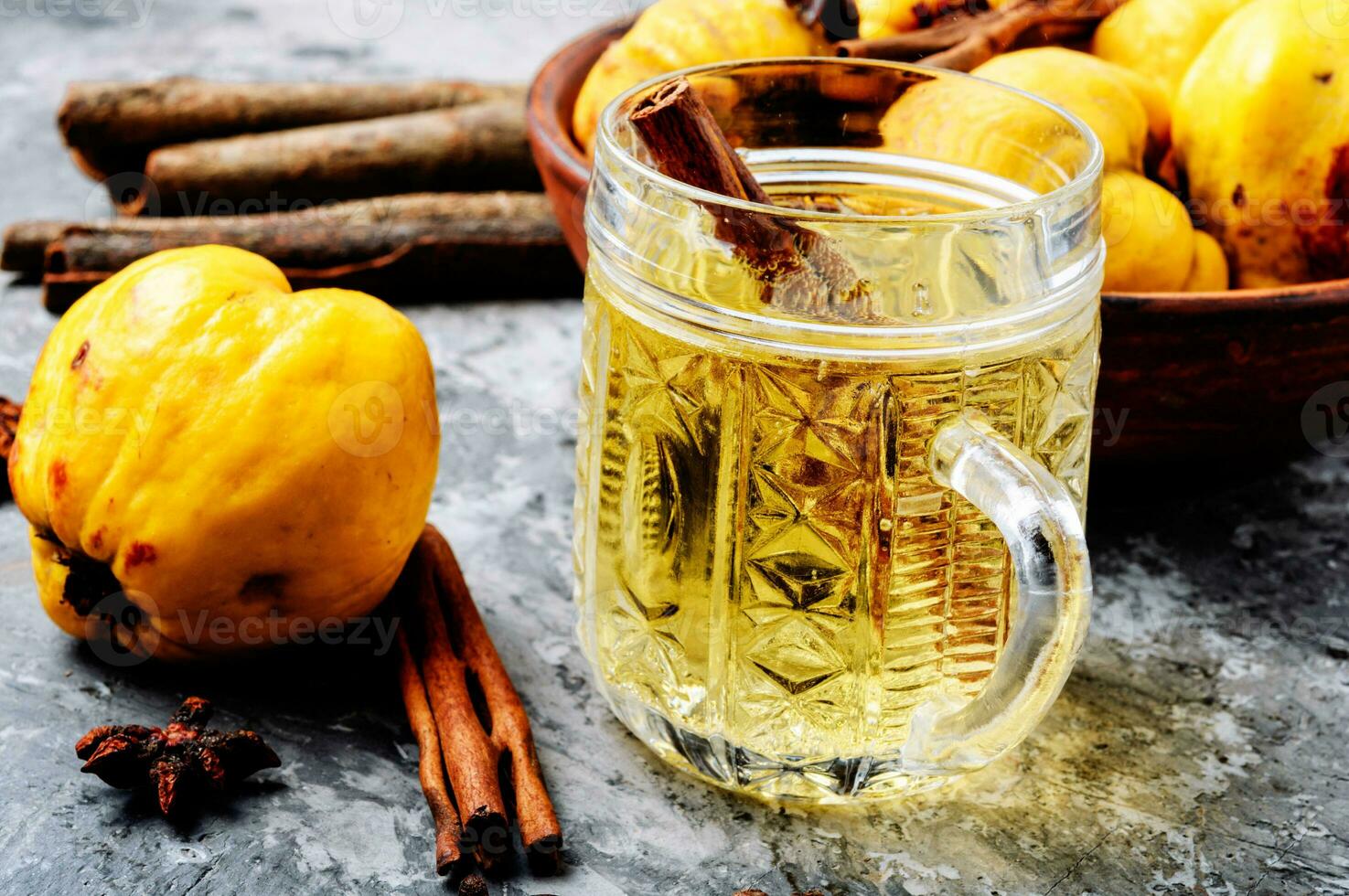 Apple cider cocktail photo