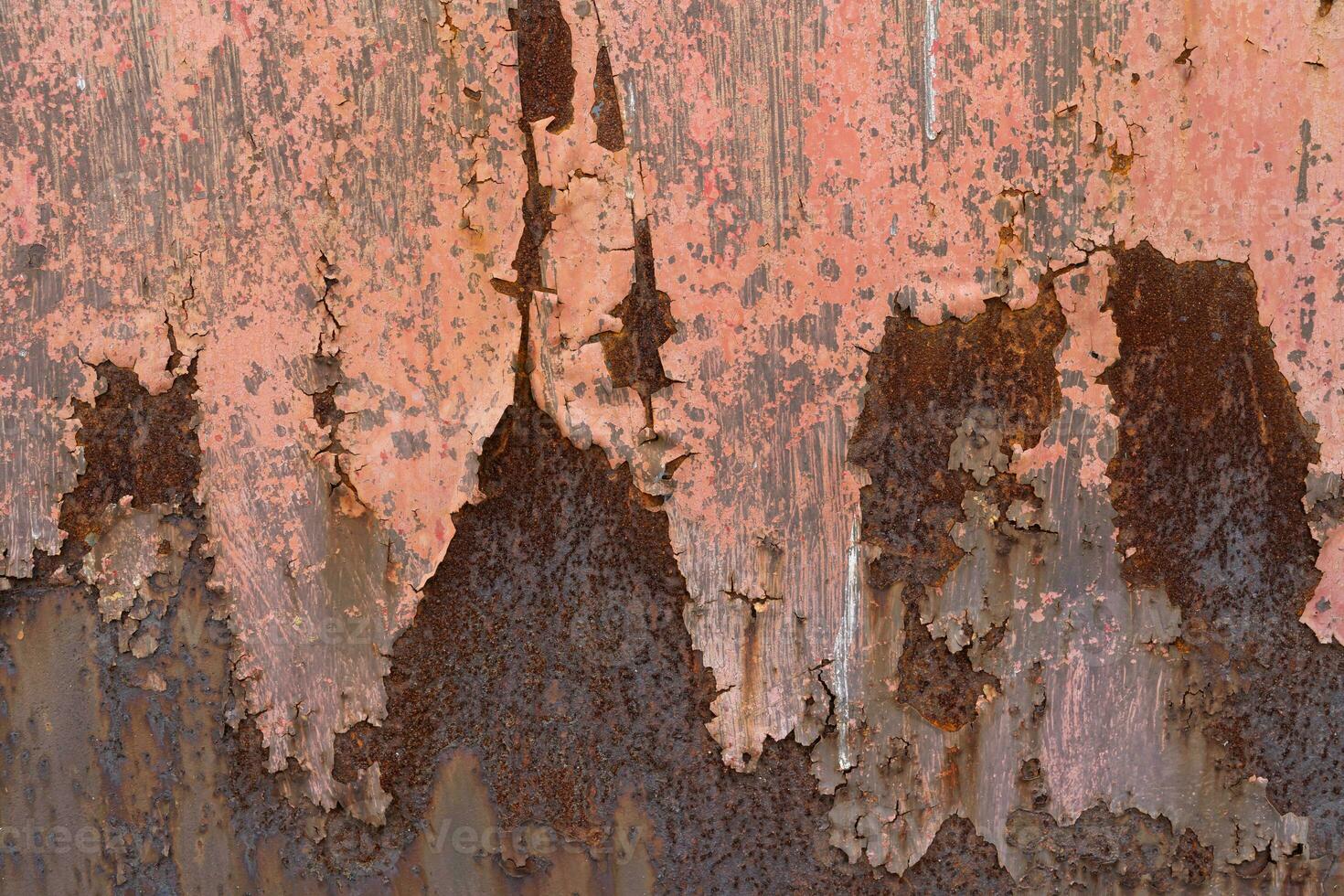 grunge oxidado metal textura, oxido y oxidado metal antecedentes. antiguo metal hierro panel. foto