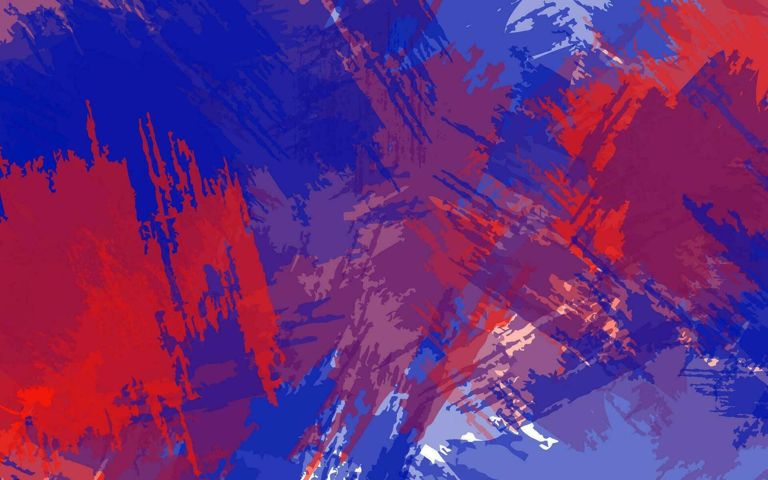 Abstract grunge texture splash paint blue and red color background vector