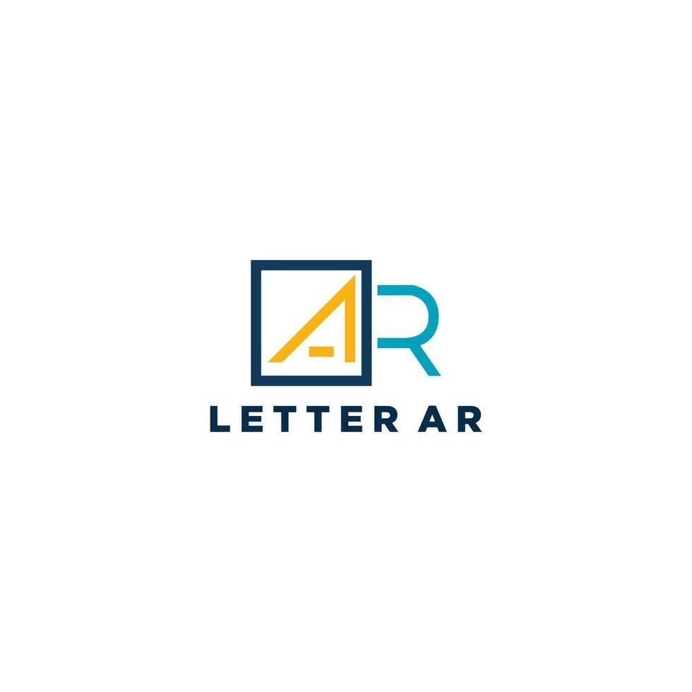 Logo design of AN in AR vector for construction, home, real estate, building, property.l letter icon. logo design template