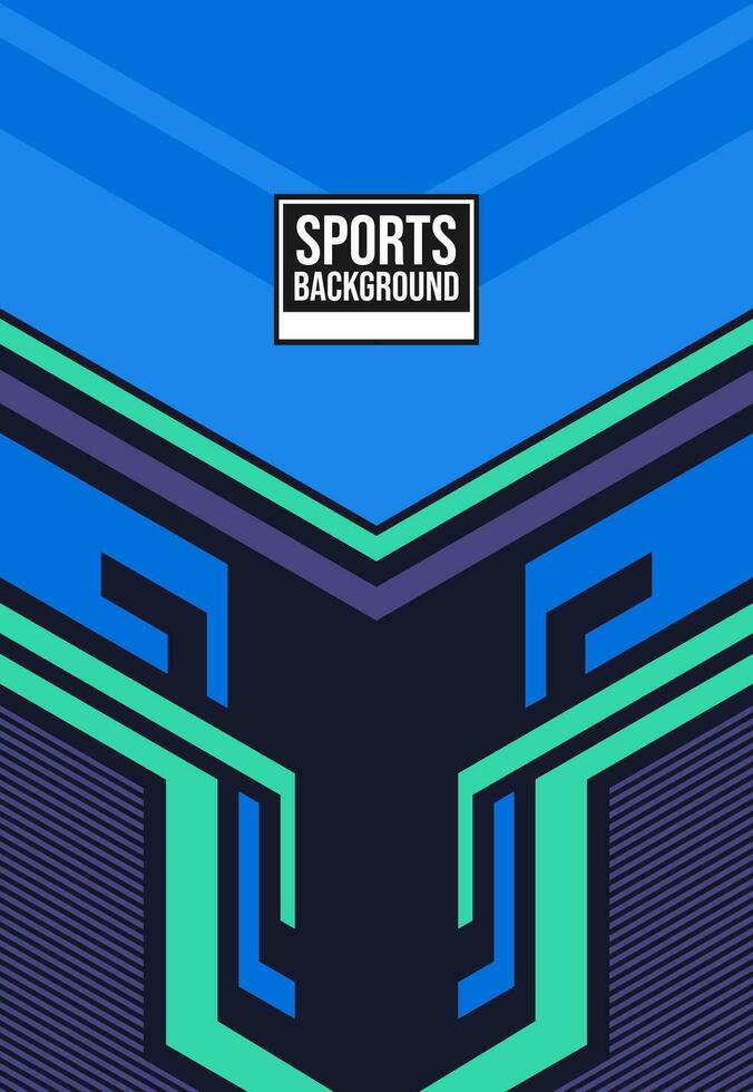 Gaming jersey sport background design for sublimation vector