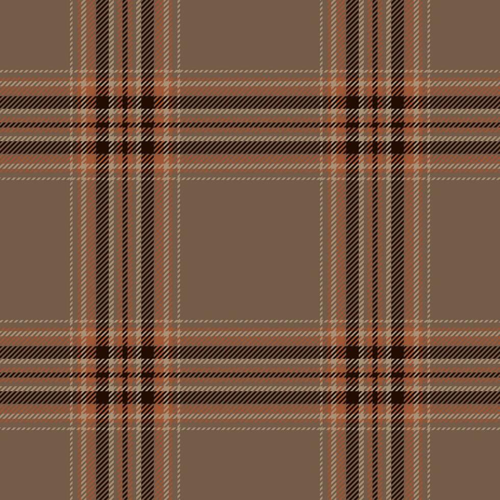 Plaid seamless pattern. Check fabric texture. Vector textile print.
