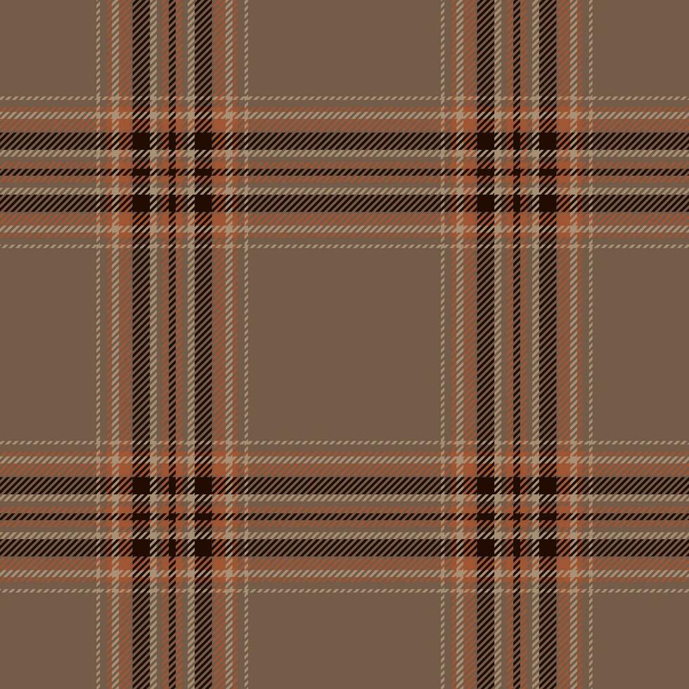 Plaid seamless pattern. Check fabric texture. Vector textile print.