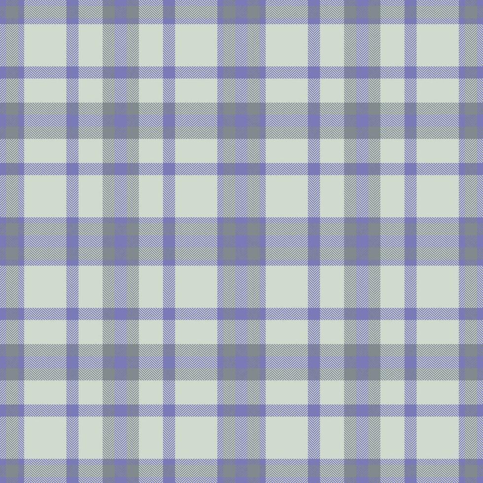 Plaid seamless pattern. Check fabric texture. Vector textile print.