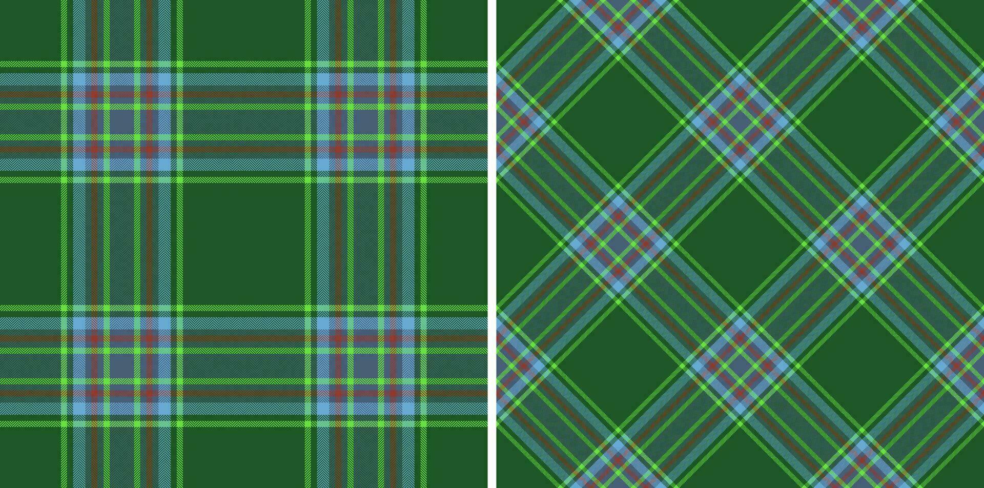 Fabric vector tartan of background textile pattern with a plaid check seamless texture.
