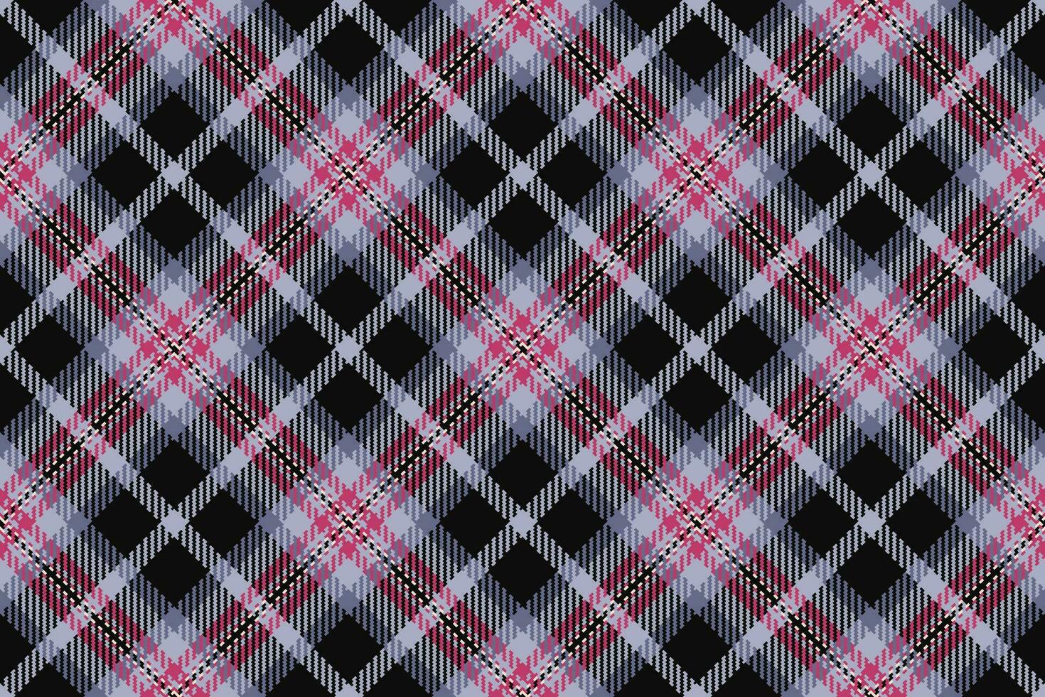 Seamless fabric plaid of pattern background tartan with a textile check vector texture.