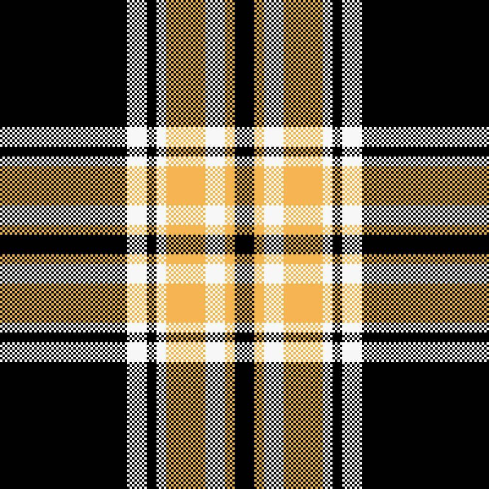Check textile fabric of background tartan plaid with a texture seamless vector pattern.
