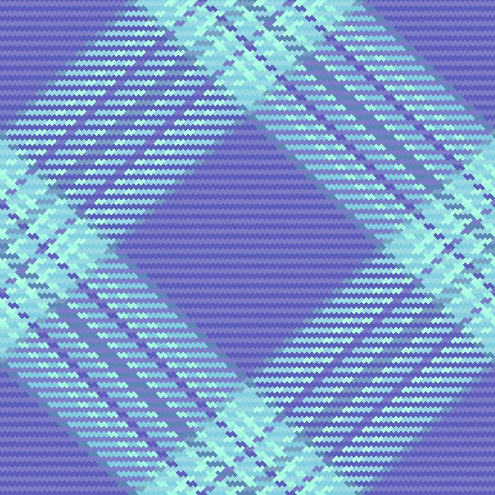 Plaid texture vector of seamless fabric pattern with a background tartan check textile.
