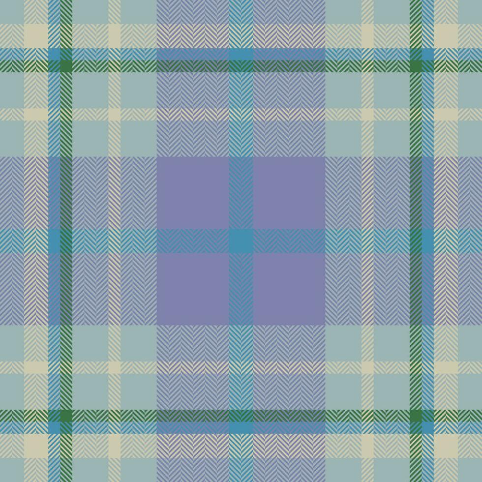 Plaid check pattern. Seamless fabric texture. Tartan textile print. vector