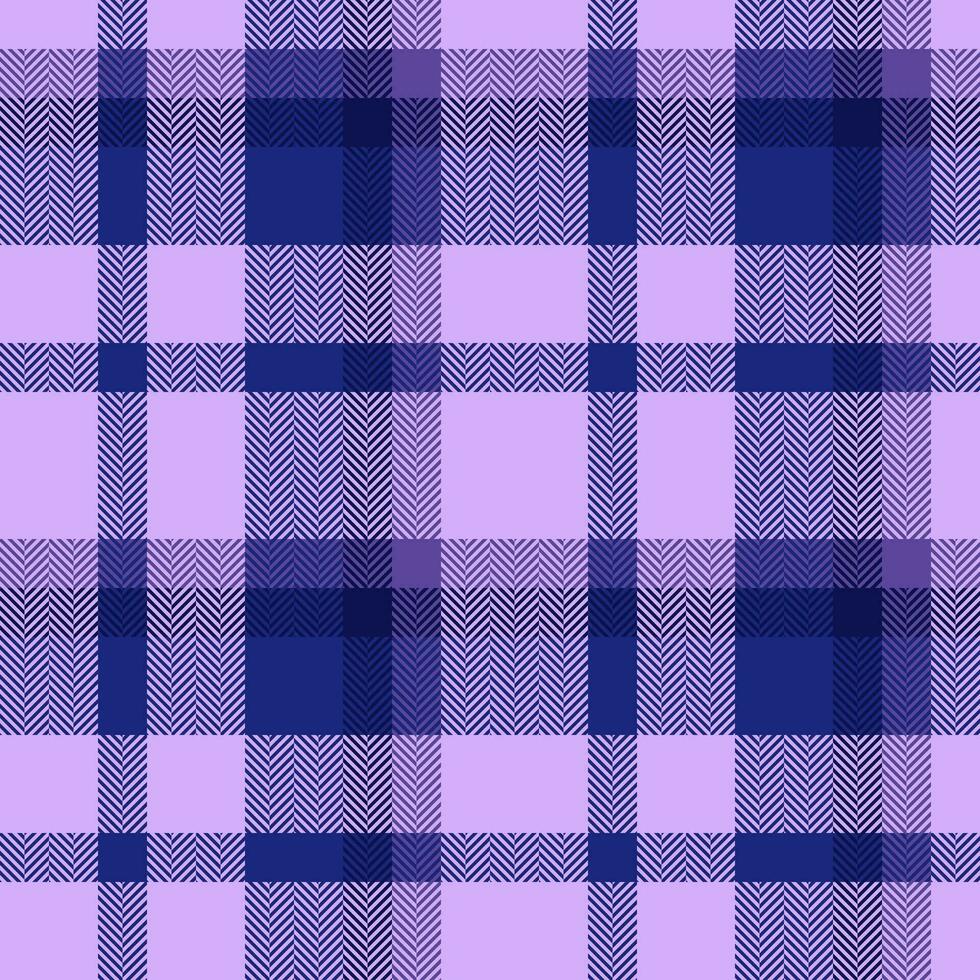 Background fabric seamless of textile texture vector with a plaid check tartan pattern.