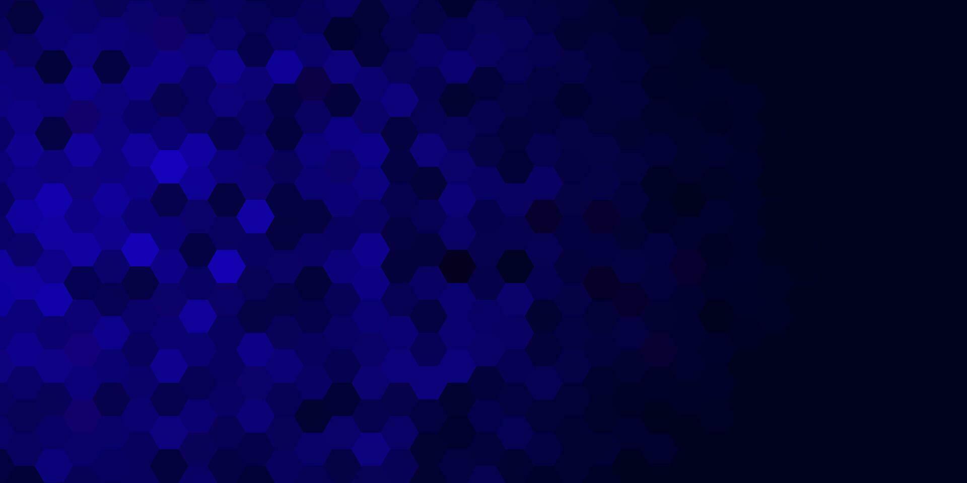 modern dark blue hexagon geometric background vector