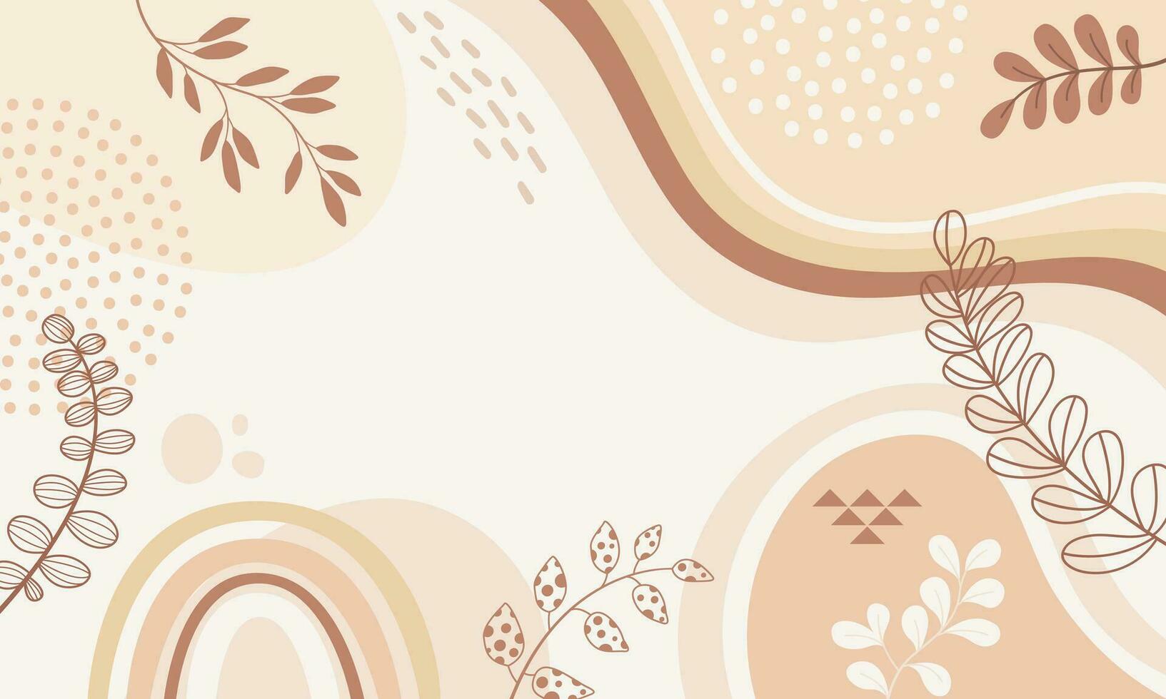 cute brown aesthetic abstract minimal background, perfect for wallpaper,  backdrop, postcard, background 9924607 Vector Art at Vecteezy