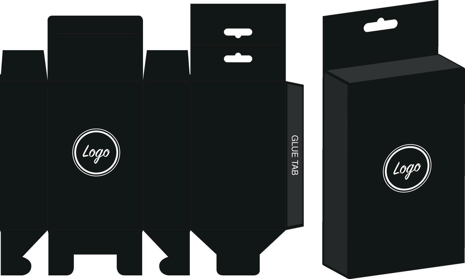 Die Cut Box Design 34456370 Vector Art at Vecteezy