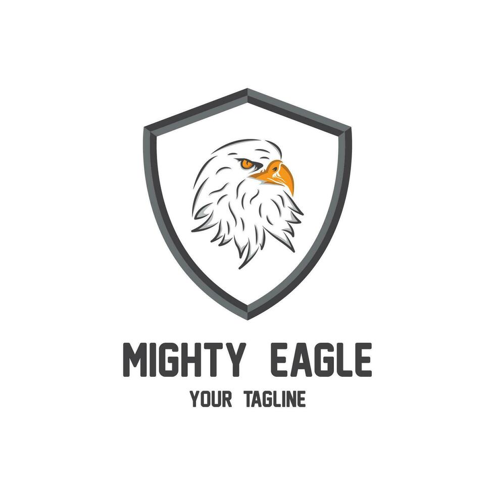 águila logo vector icono ilustración diseño
