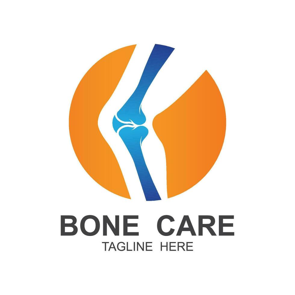 joint care, bone care logo vector icon illustration design. logo for hospital, finance, and brand company