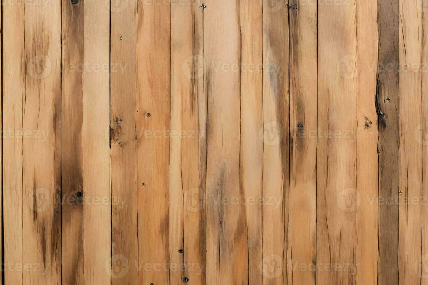 Wood texture background Brown surface of planks, Vertical, Generative ai photo