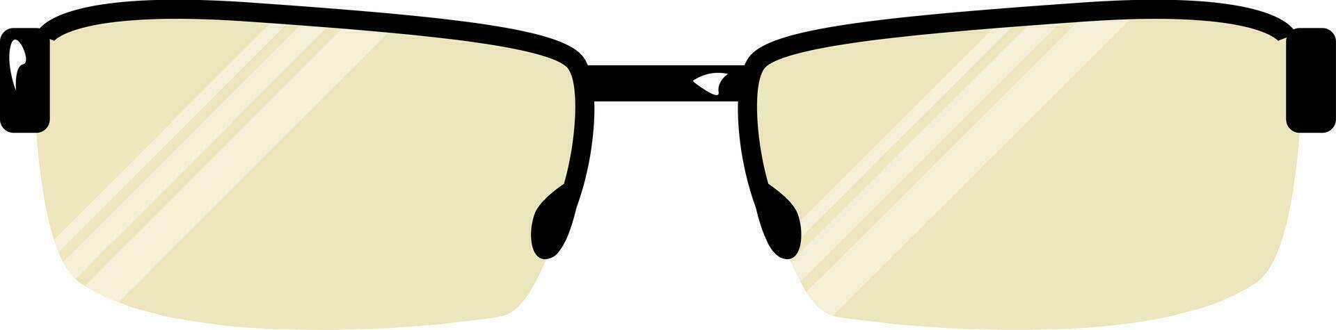 Colored Stroked Translucent Sunglasses vector