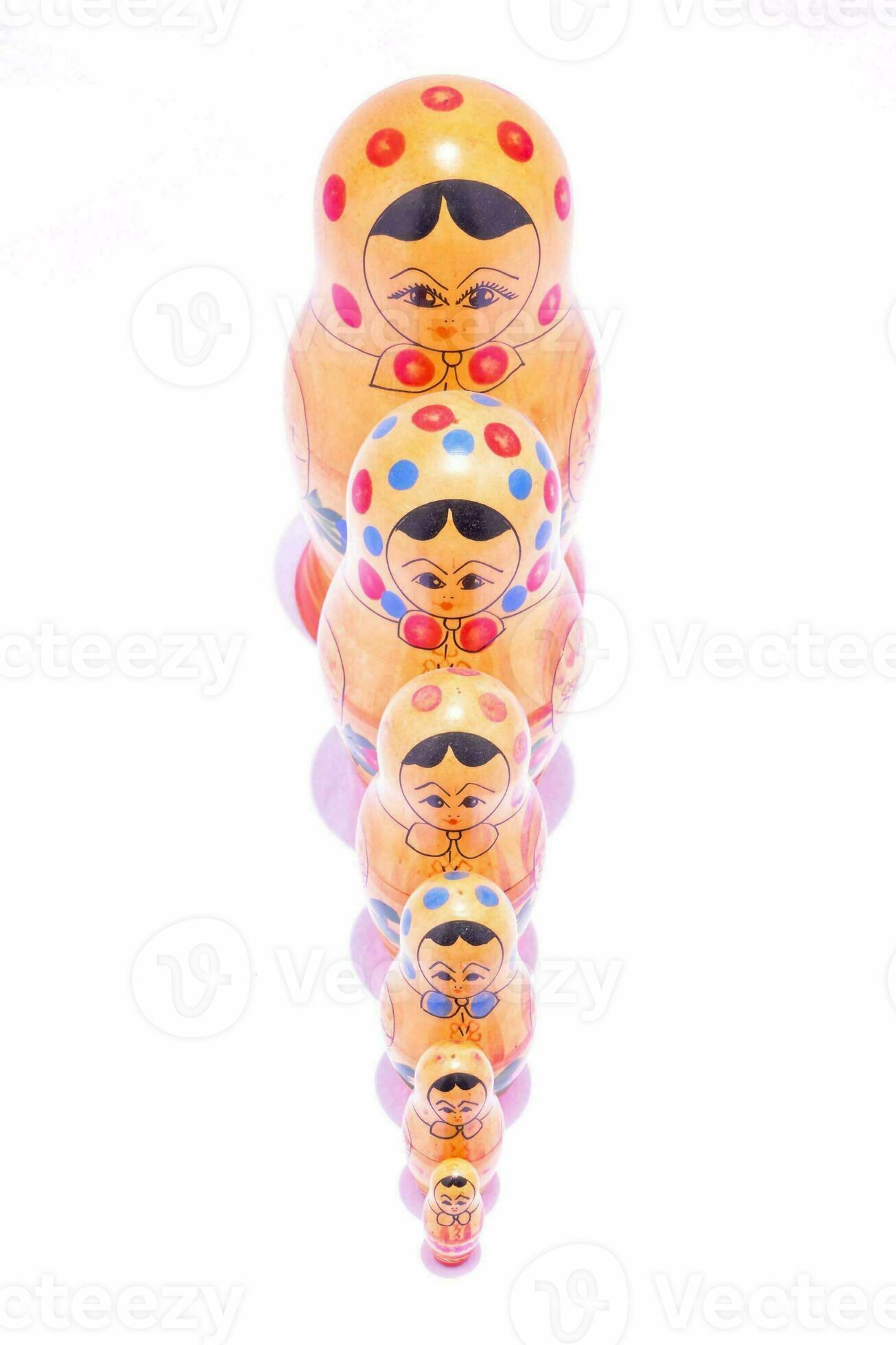 a group of russian dolls stacked on top of each other 34457012 Stock