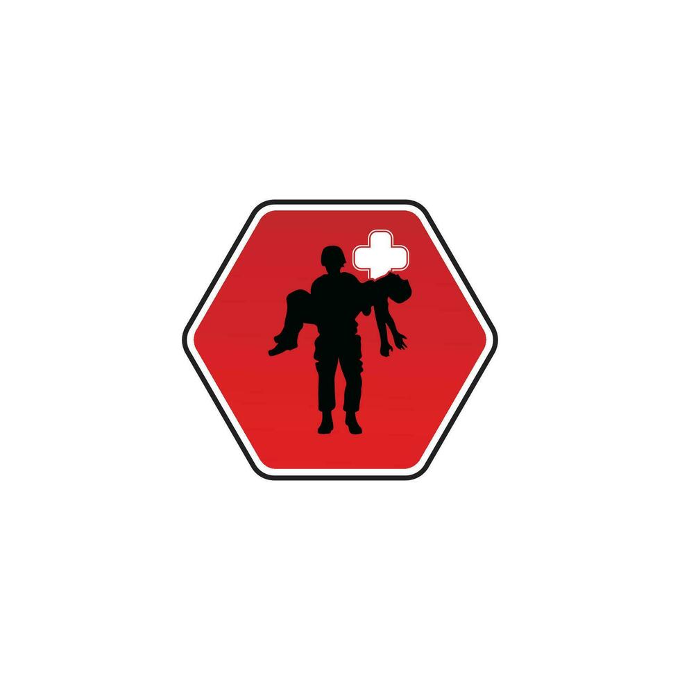 medical war logo vector