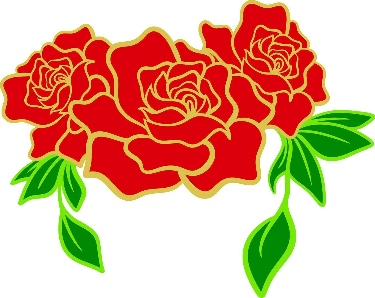 Rose Floral Frame vector
