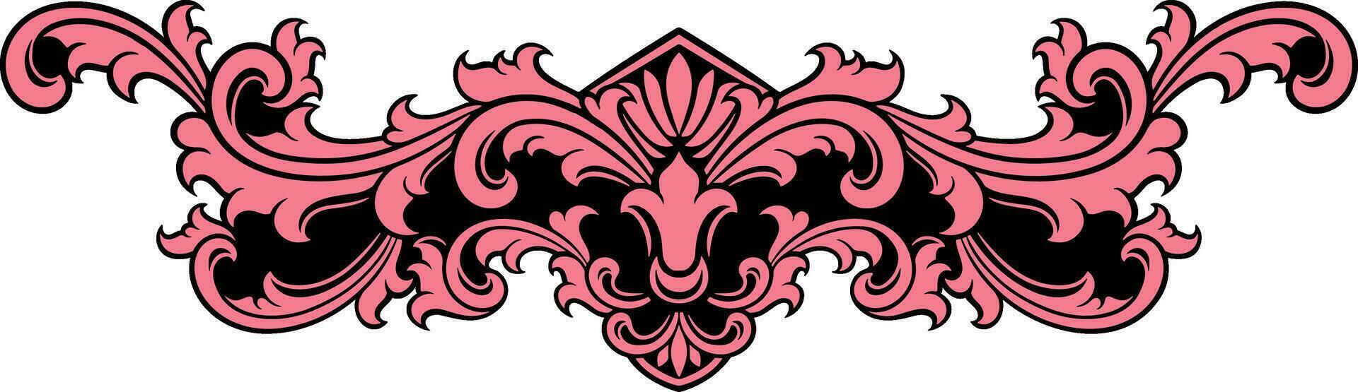 Luxury Frame Ornament Wedding Decoration vector