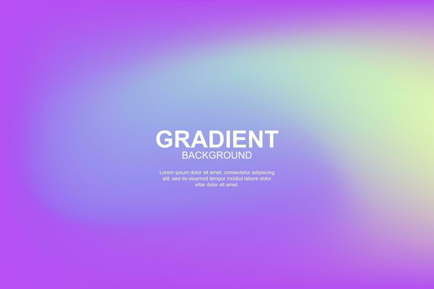 Bright color gradient background vector