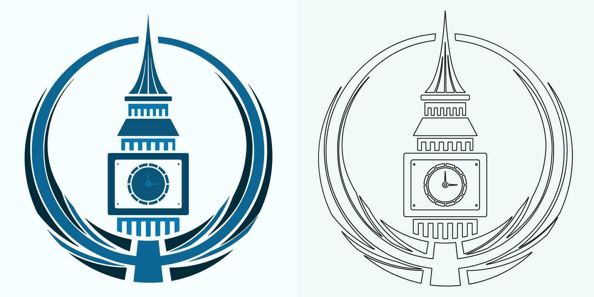 new style Analog clock flat vector icon. Symbol of time management, chronometer with hour, minute, and second arrow. Simple illustration isolated on a white background.