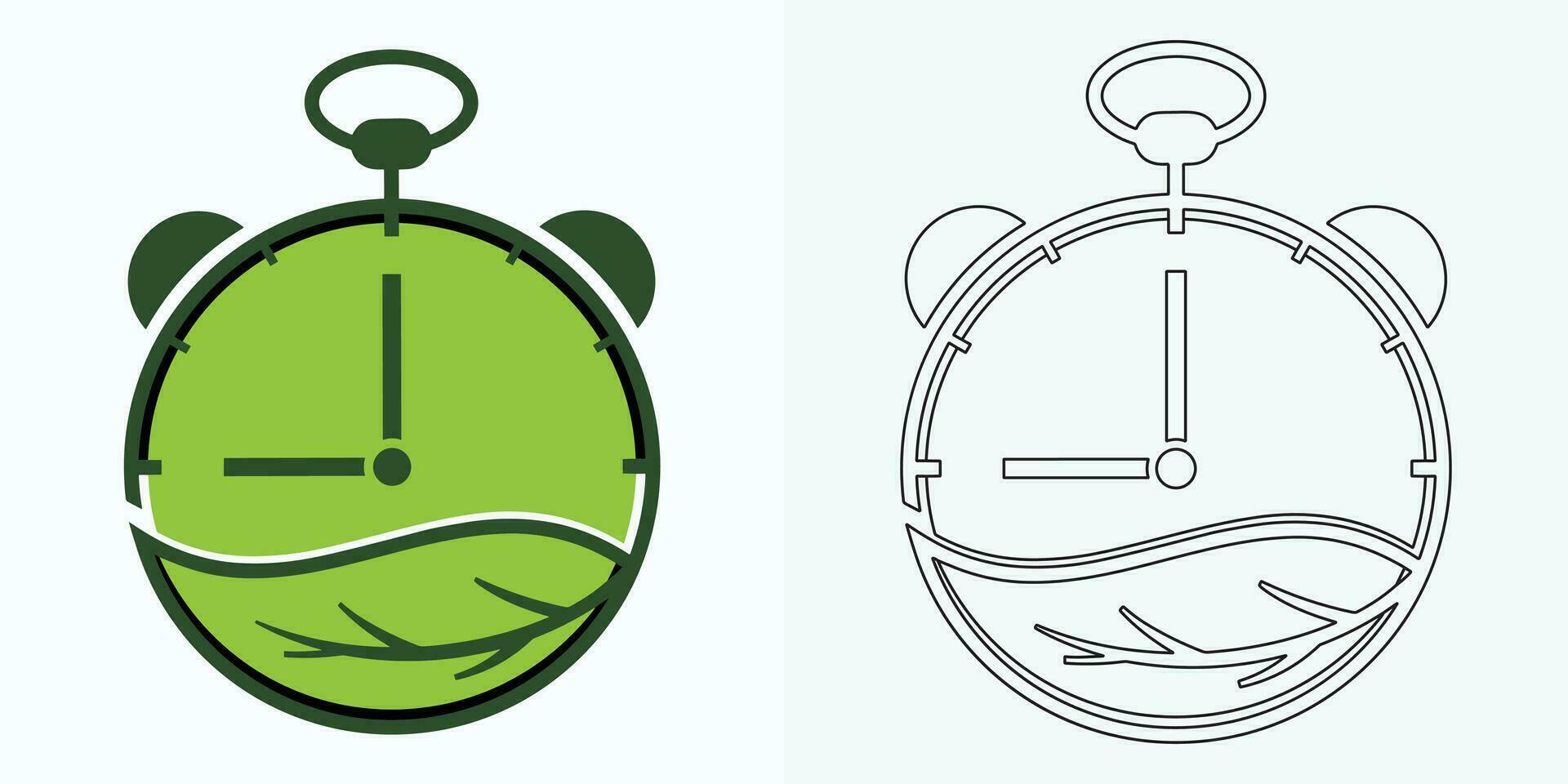 new style Analog clock flat vector icon. Symbol of time management, chronometer with hour, minute, and second arrow. Simple illustration isolated on a white background.