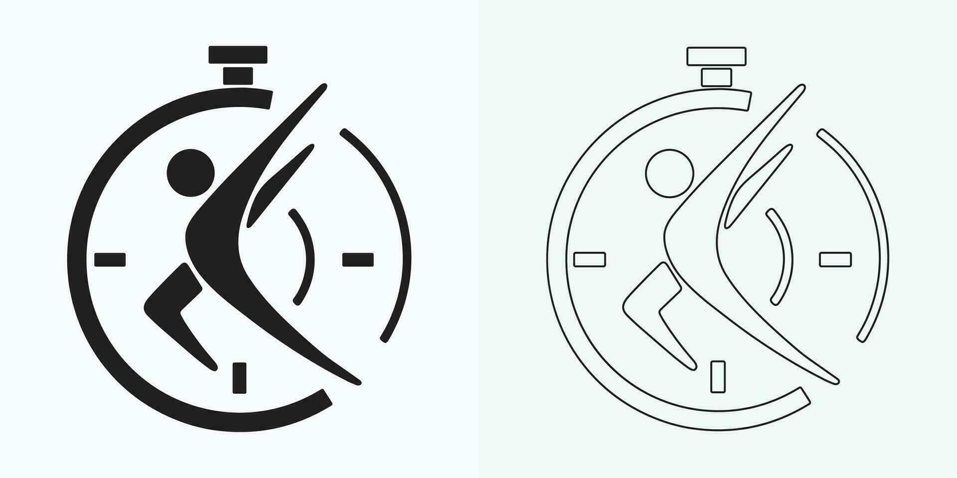 Clock icon illustration in flat style. Watch face vector illustration on isolated background. Time alarm sign business concept.