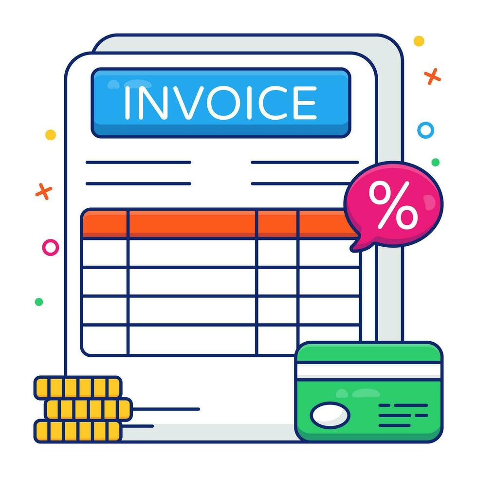 A premium download icon of balance sheet vector