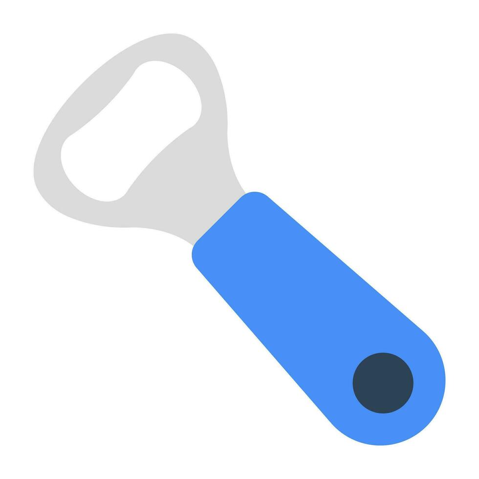 An icon design of bottle opener vector