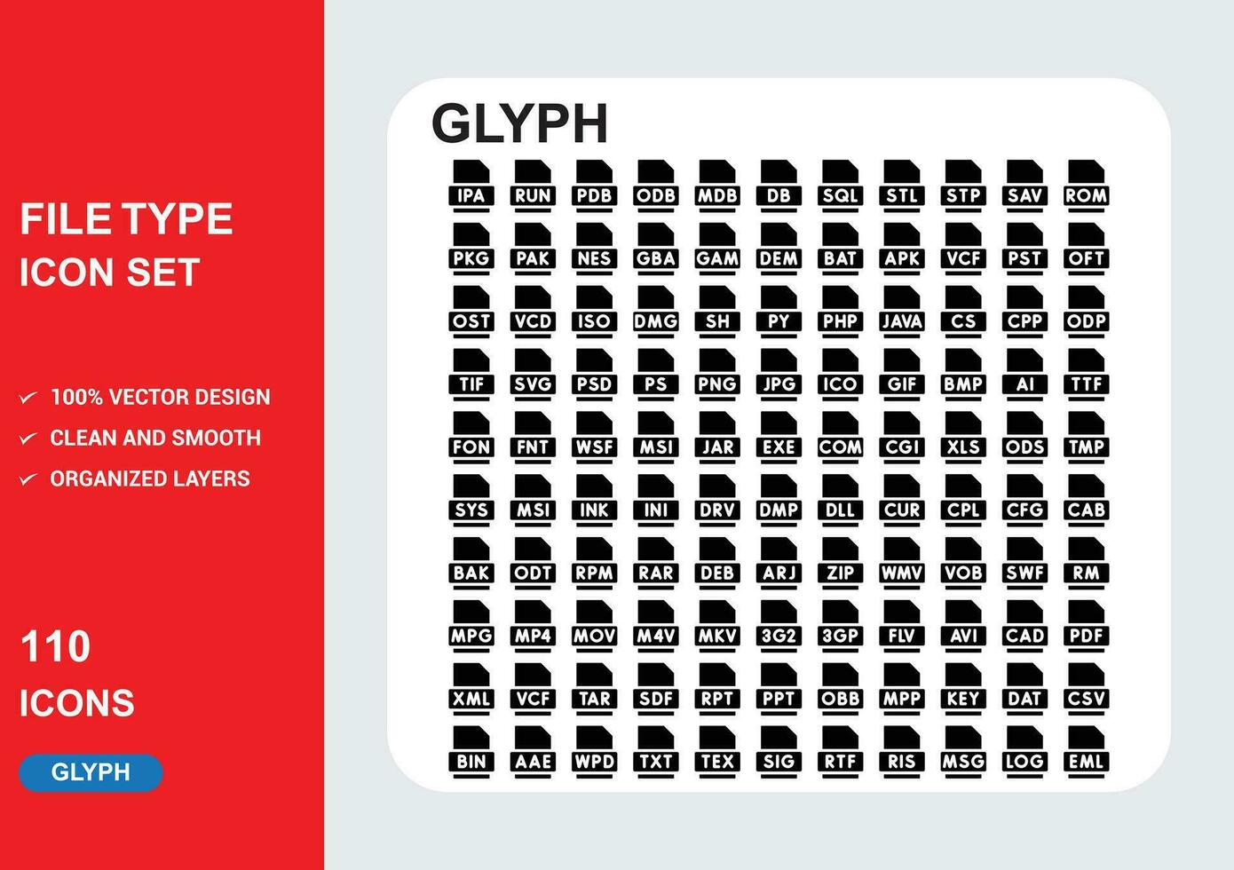 file type style 2 vector