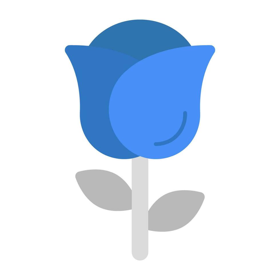 A beautiful design icon of tulip vector