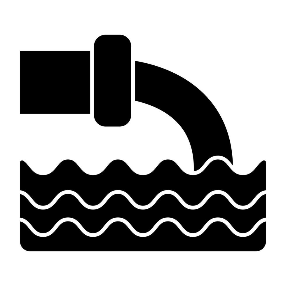 Premium download icon of wastewater vector