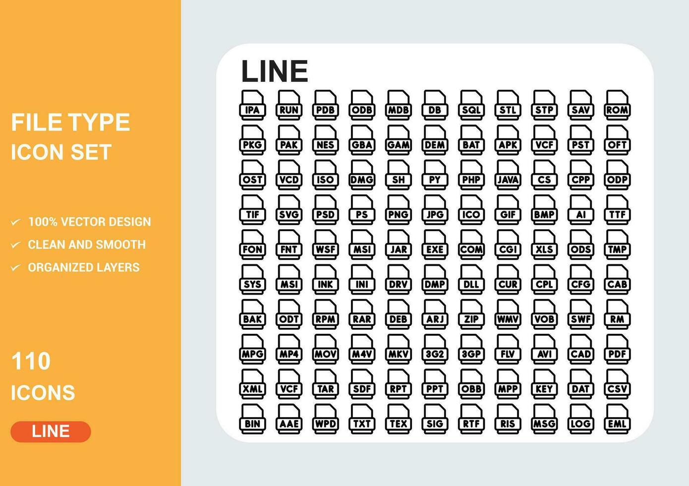 file type  style 2 vector