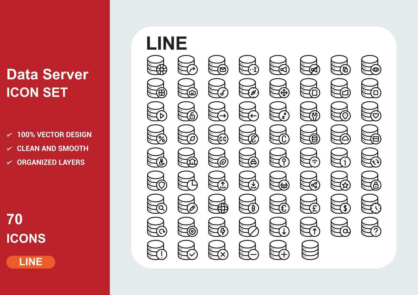 data server line gradient vector