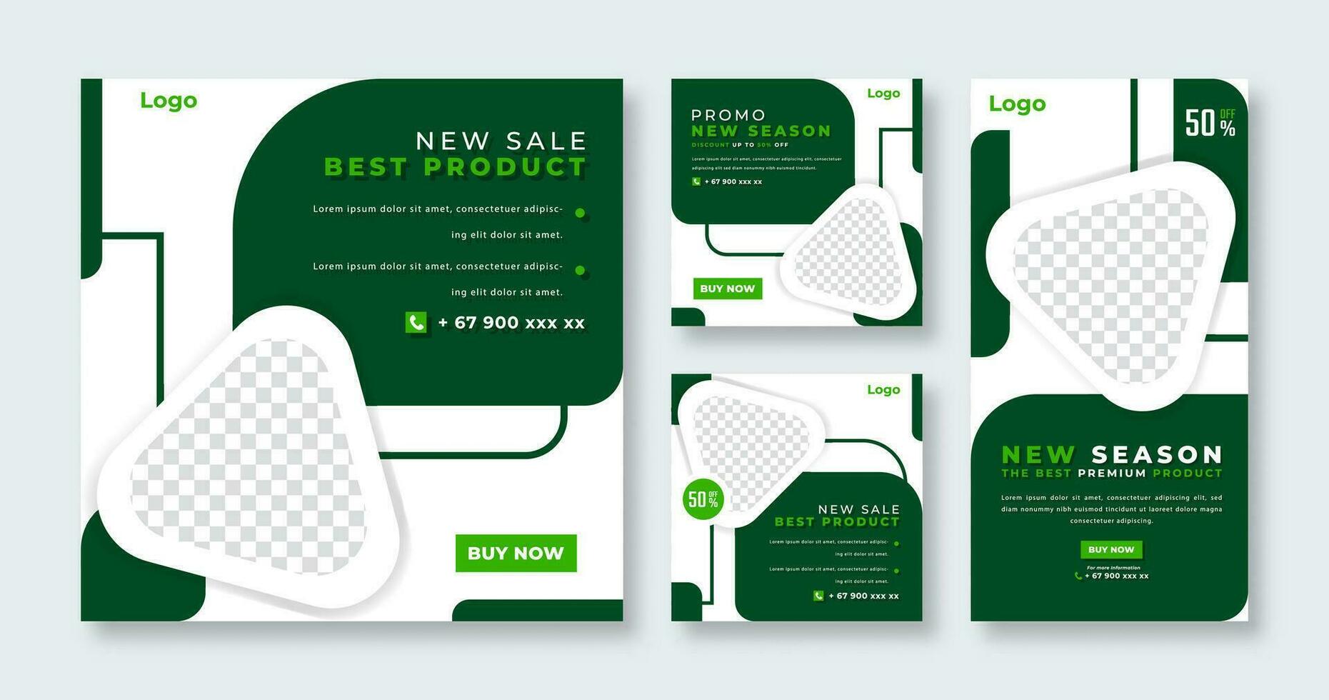 Special Sale Social Media Post for Online Marketing Promotion Banner, Story and Web Internet Ads Flyer vector