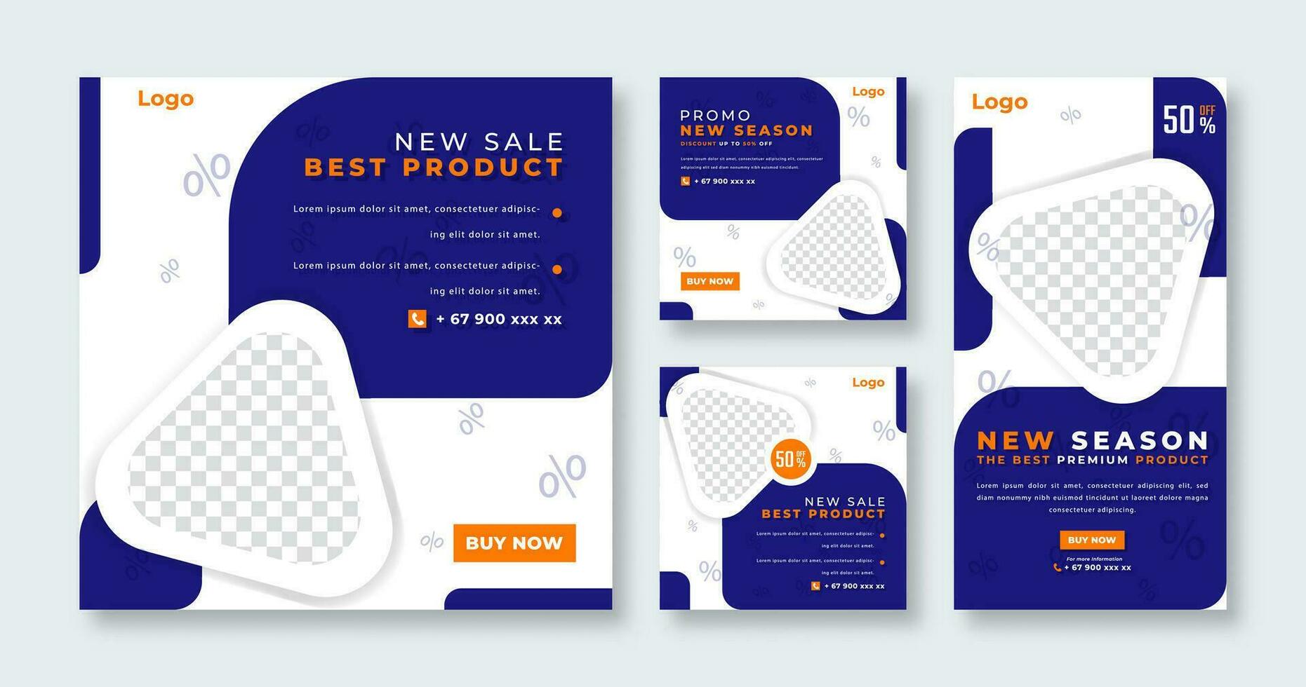 Special Sale Social Media Post for Online Marketing Promotion Banner, Story and Web Internet Ads Flyer vector