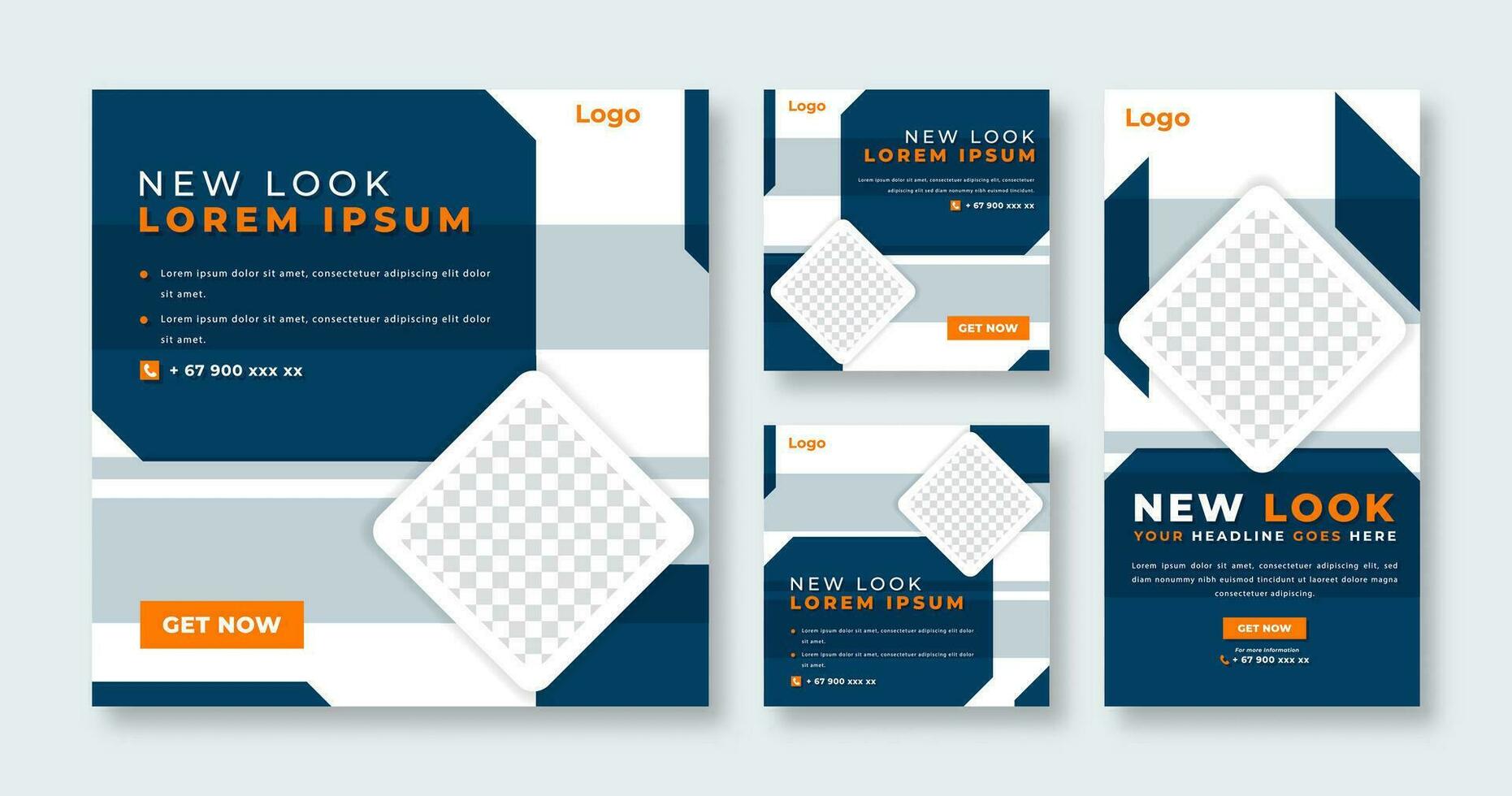 Sales and Discount Social Media Post for Online Marketing Promotion Banner, Story and Web Internet Ads Flyer vector