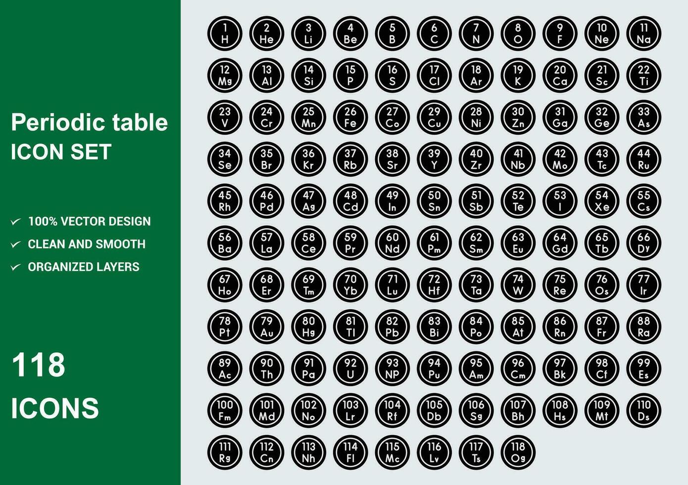 PERODIC TABLE 2 vector